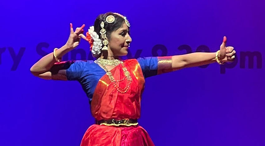 Sujatha Ramanathan performs at the Habitat Centre