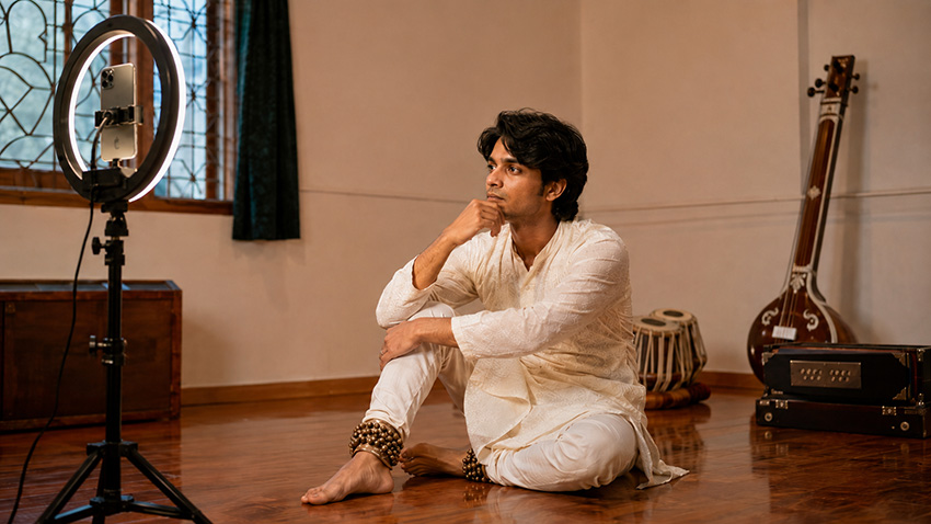 Social Media for Artists, Young Classical Artists, Artist Promotion, Digital Presence, Indian Classical Dance, Indian Classical Music, Arts Marketing